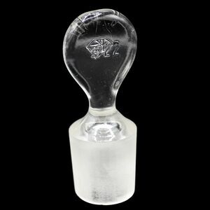 Vintage Kimble Science Lab Glass No. 22 Stopper Kimax Borosilicate Tapered Plug